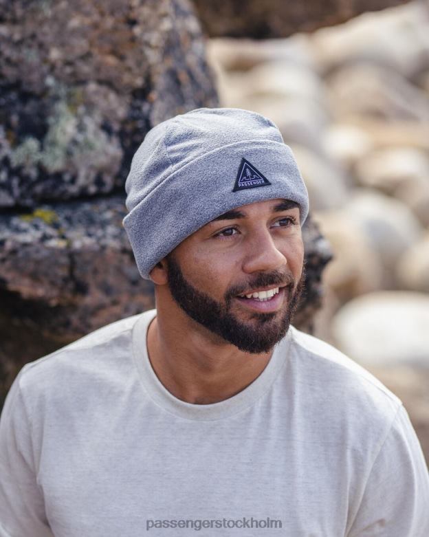 Passenger wanderer återvunnen polar beanie grå märgel D422J416 grå märgel