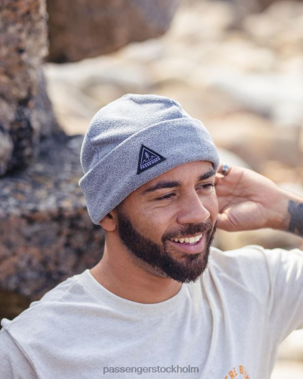 Passenger wanderer återvunnen polar beanie grå märgel D422J416 grå märgel