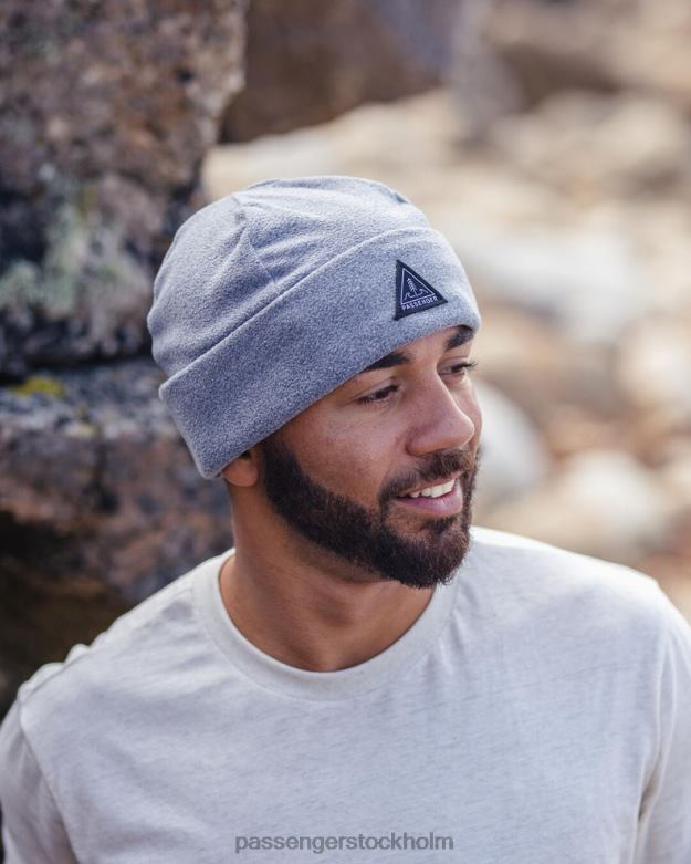 Passenger wanderer återvunnen polar beanie grå märgel D422J416 grå märgel