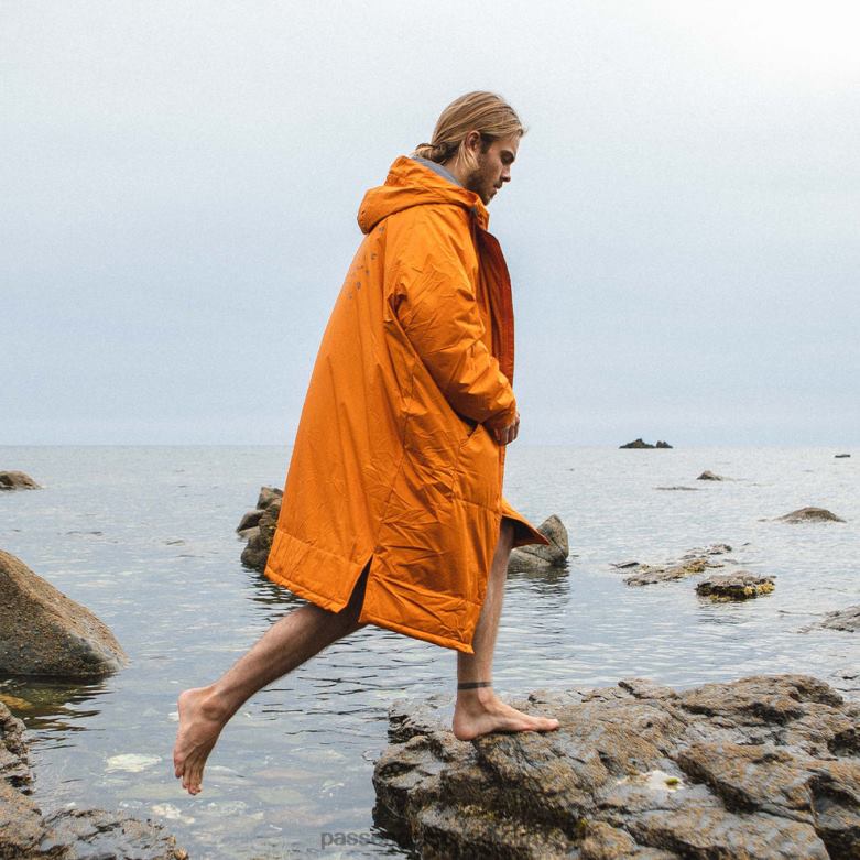 Passenger eskapism återvunnen handduk fodrad byta dräkt sunrise orange D422J21 soluppgång orange