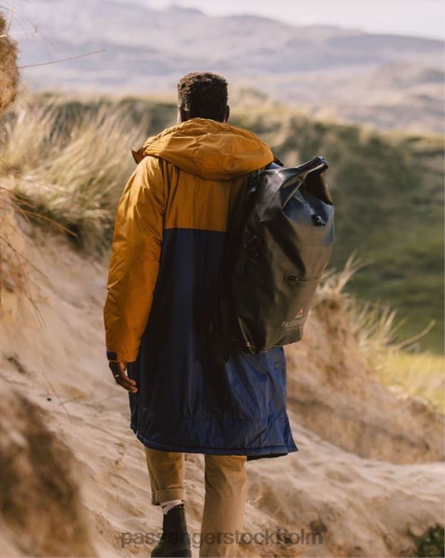 Passenger roaming återvunnen sherpa fodrad byta dräkt rik marin/guldbrun D422J8 rik marin/guldbrun