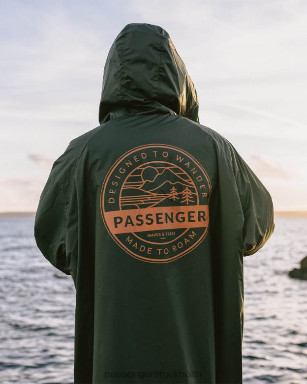 Passenger vågor återvunnen sherpa fodrad omklädningsrock khaki D422J5 kaki