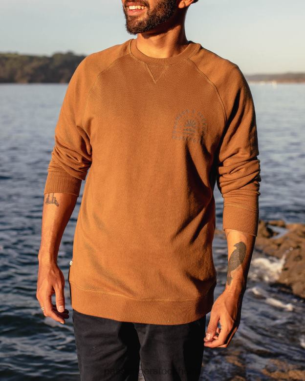 Passenger Evenfall sweatshirt gummi i återvunnen bomull D422J101 sudd