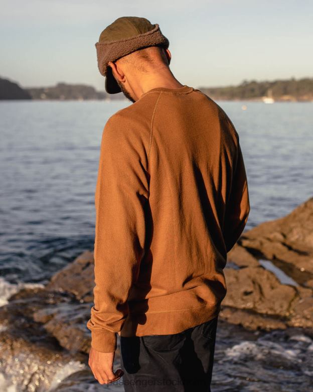 Passenger Evenfall sweatshirt gummi i återvunnen bomull D422J101 sudd