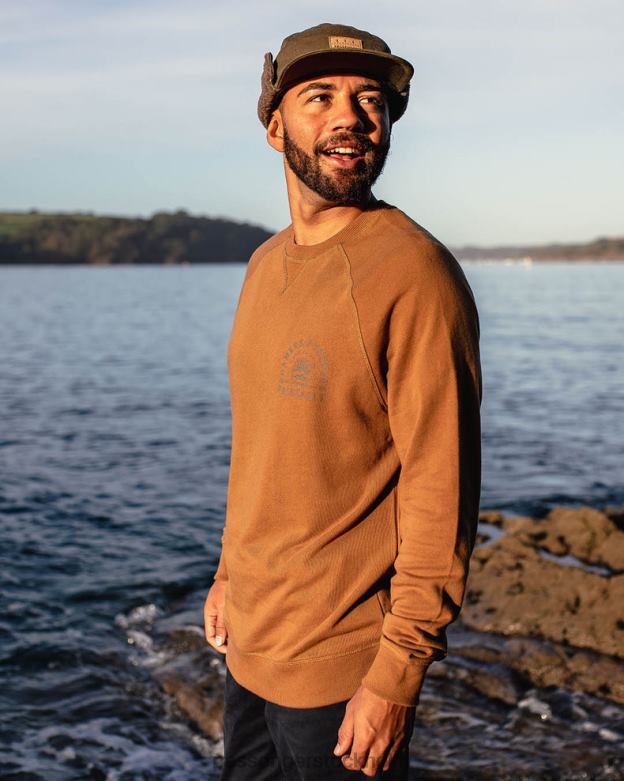 Passenger Evenfall sweatshirt gummi i återvunnen bomull D422J101 sudd