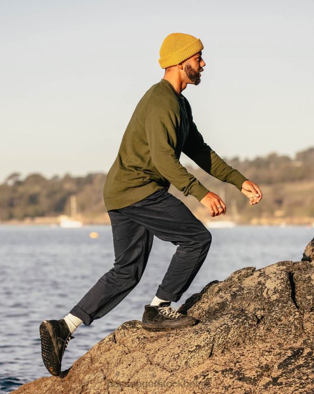 Passenger Evenfall sweatshirt i återvunnen bomull gran D422J93 gran