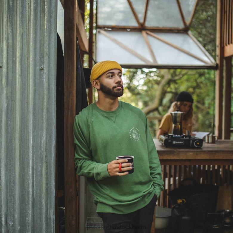 Passenger eskapism hampa sweatshirt vingård grön D422J133 vingård grön
