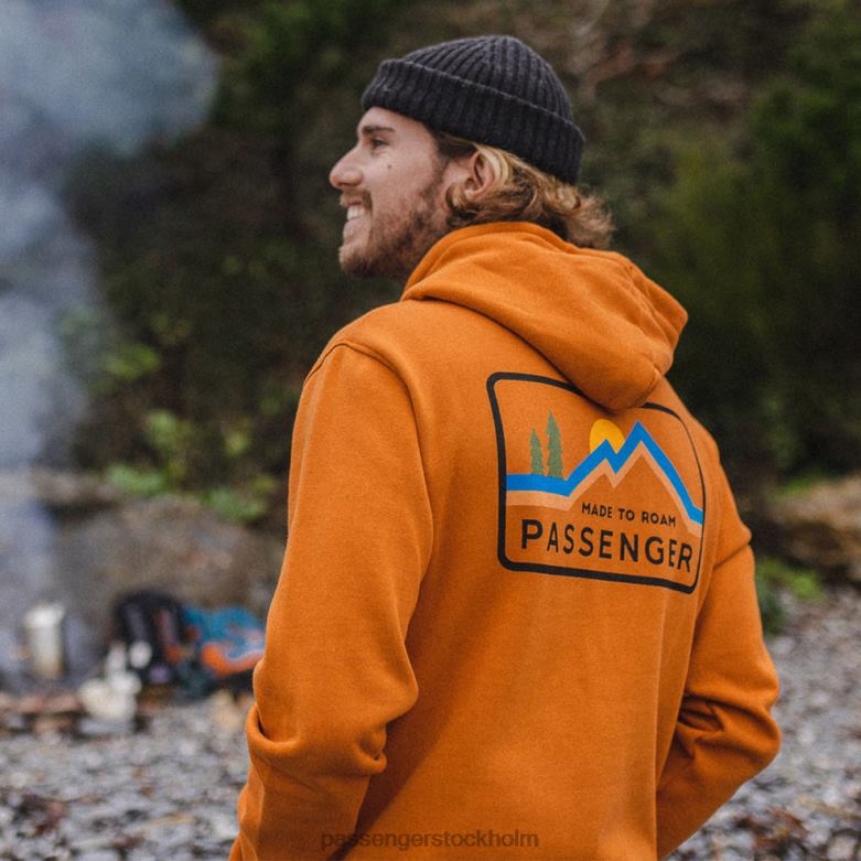 Passenger gjord för att ströva omkring återvunnen hoodie sunrise orange D422J138 soluppgång orange