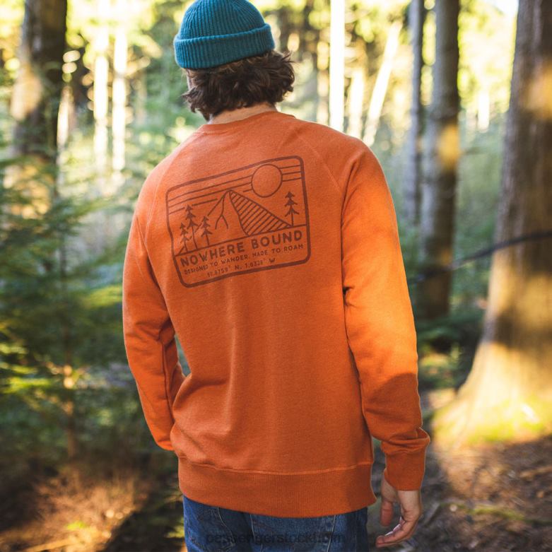 Passenger ingenstans bunden återvunnen sweatshirt picante märgel D422J129 picante märgel
