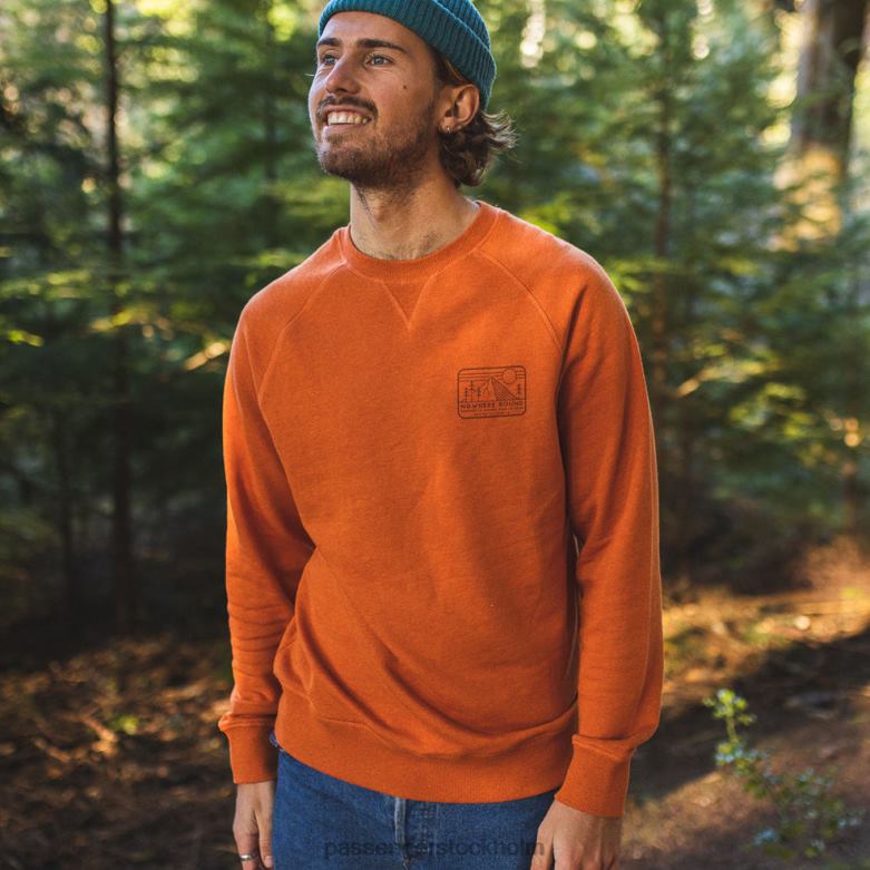 Passenger ingenstans bunden återvunnen sweatshirt picante märgel D422J129 picante märgel