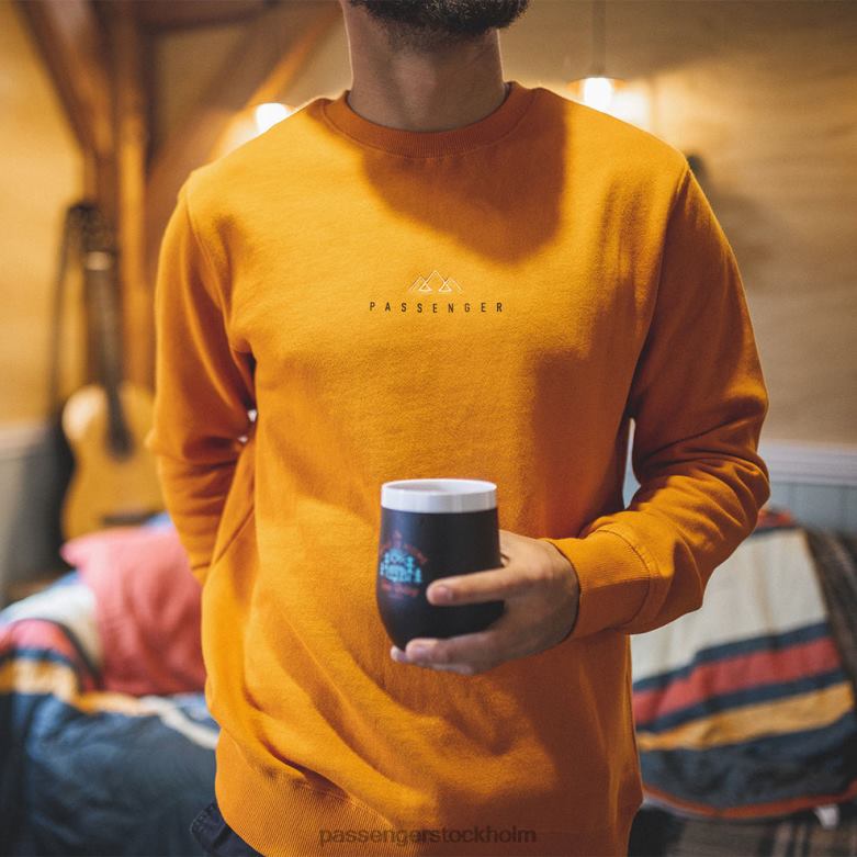 Passenger ny skogen återvunnen sweatshirt sunrise orange D422J134 soluppgång orange
