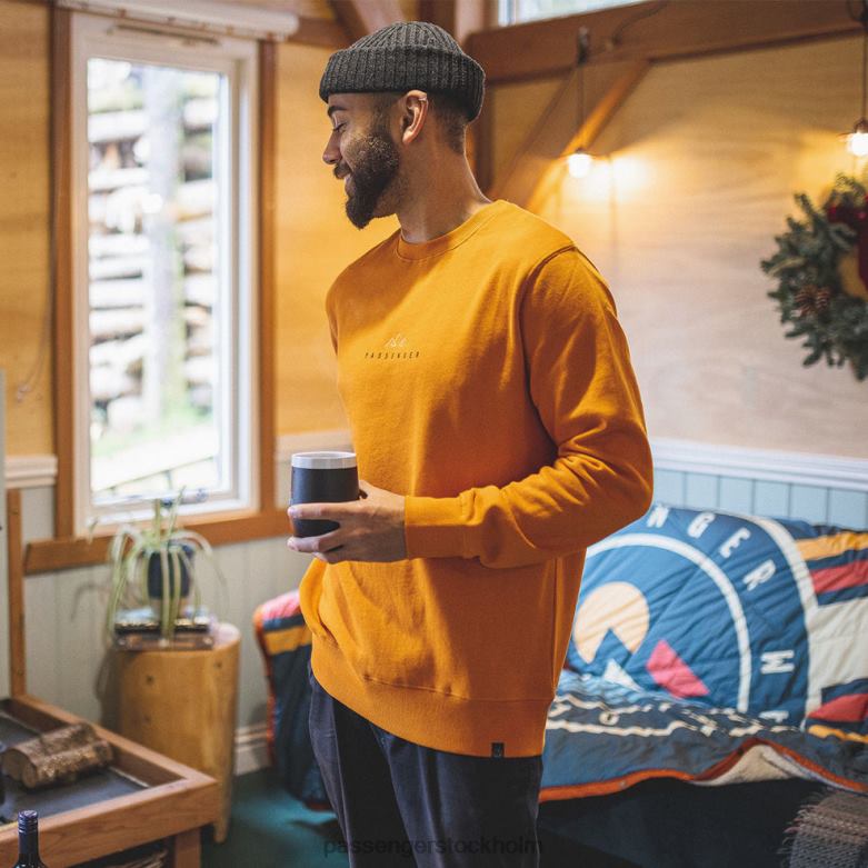 Passenger ny skogen återvunnen sweatshirt sunrise orange D422J134 soluppgång orange