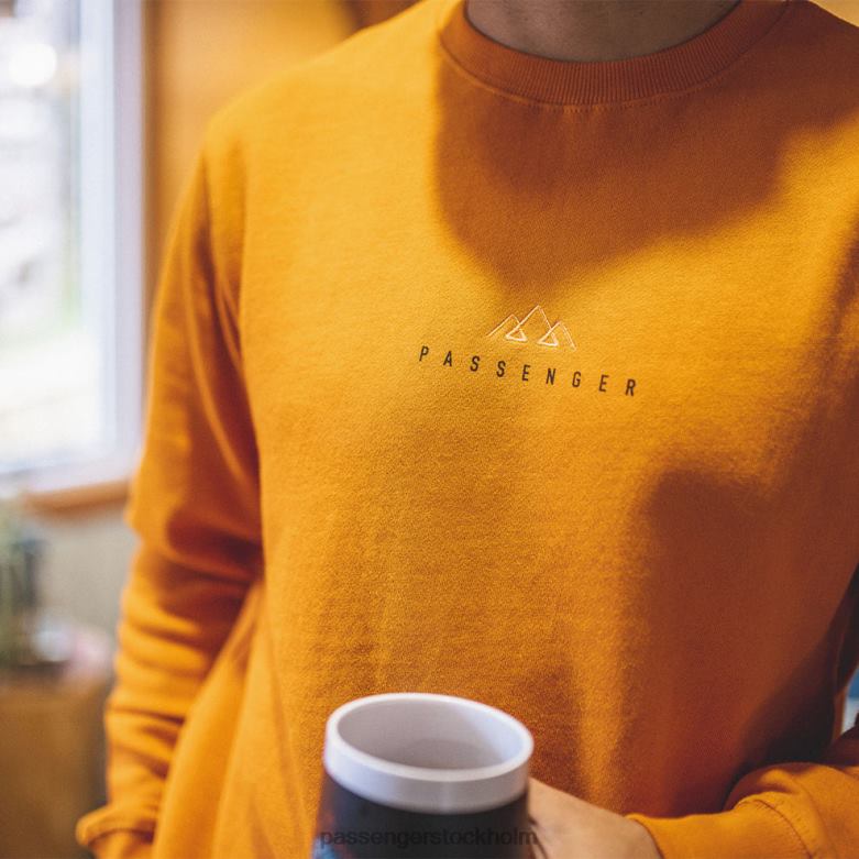 Passenger ny skogen återvunnen sweatshirt sunrise orange D422J134 soluppgång orange