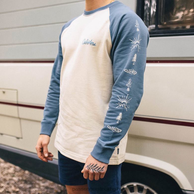Passenger osc sweatshirt i återvunnen bomull björk D422J119 björk