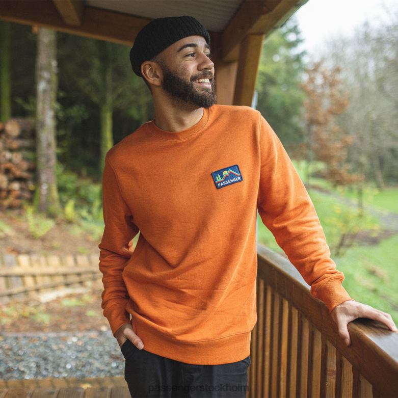 Passenger roamer återvunnen sweatshirt picante märgel D422J130 picante märgel