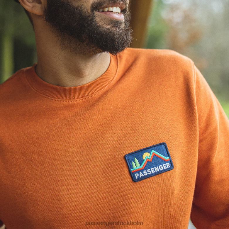 Passenger roamer återvunnen sweatshirt picante märgel D422J130 picante märgel