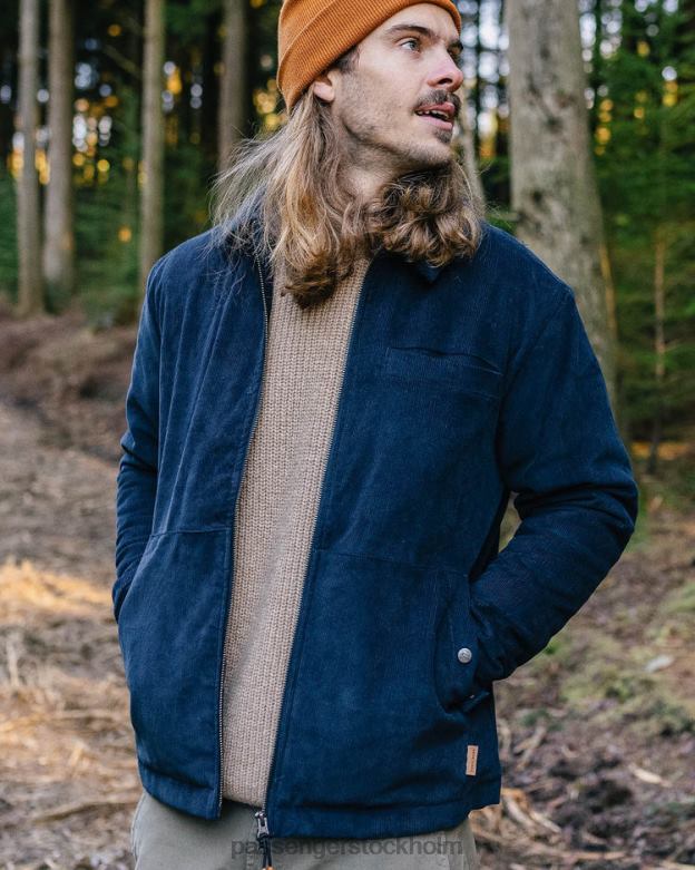 Passenger al cord jacka djup marinblå D422J172 djup marin