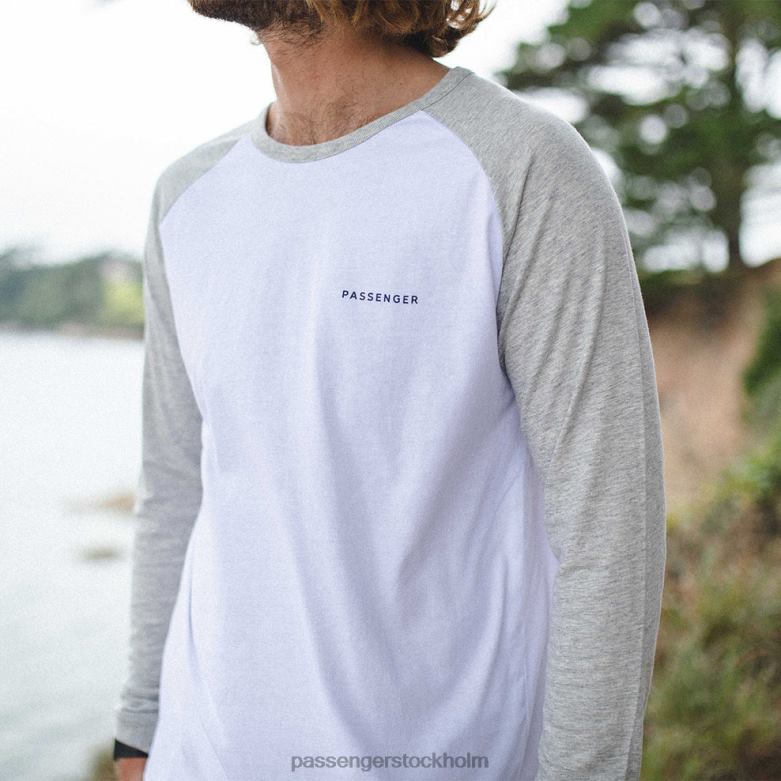 Passenger gjord för att ströva omkring återvunnen ls t-shirt vit D422J232 vit