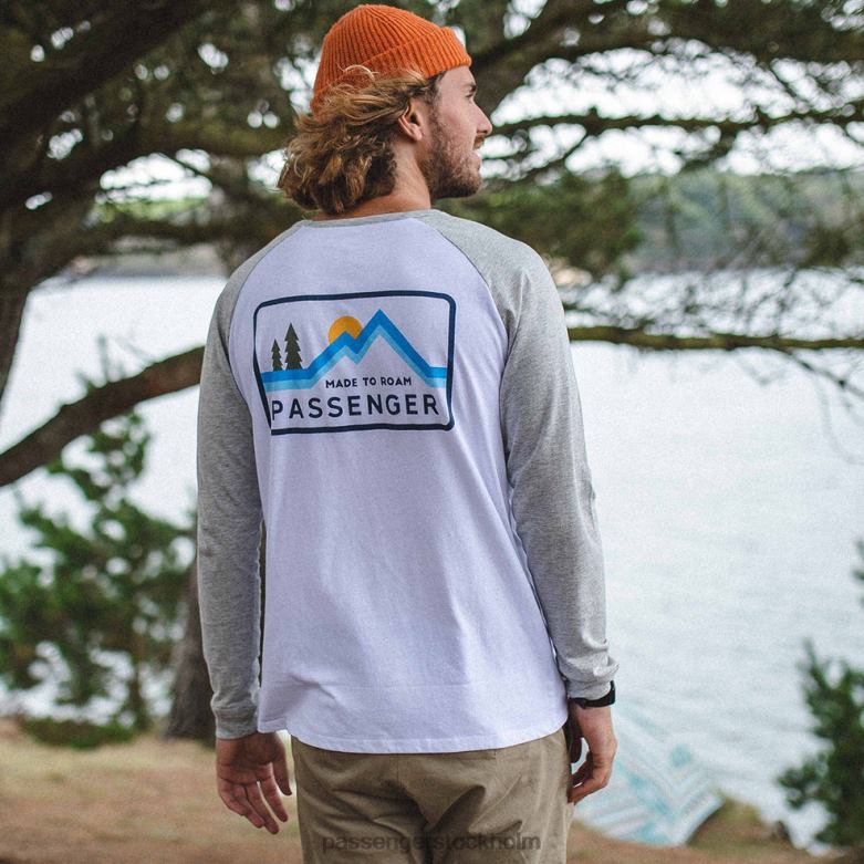 Passenger gjord för att ströva omkring återvunnen ls t-shirt vit D422J232 vit