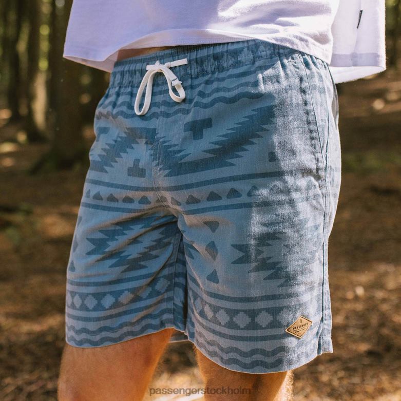 Passenger backcountry shorts bleka denim på drift D422J300 blekt denim i drift