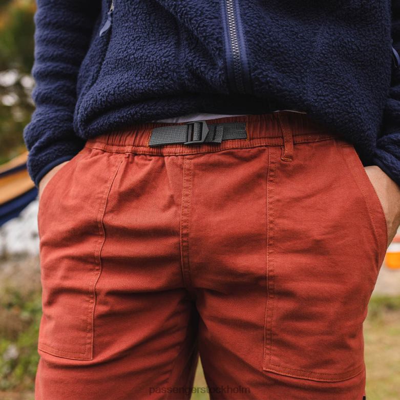 Passenger topanga ekologiska shorts hot sauce D422J316 stark sås