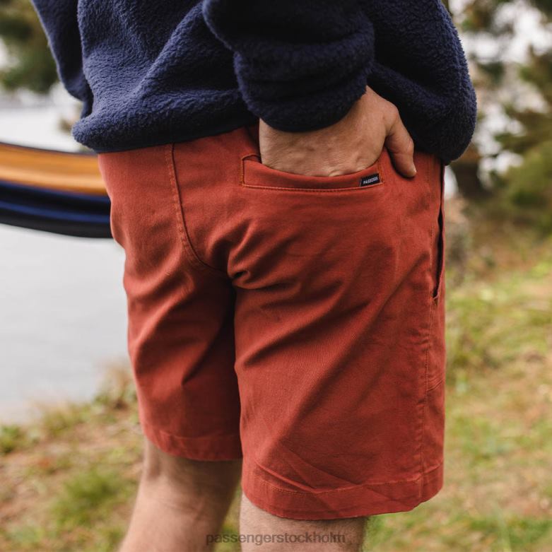 Passenger topanga ekologiska shorts hot sauce D422J316 stark sås