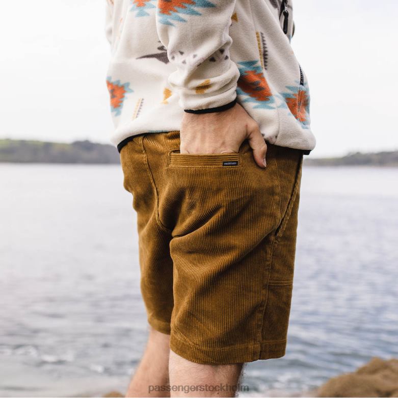 Passenger topanga återvunna cord shorts tapenade D422J288 tapenad