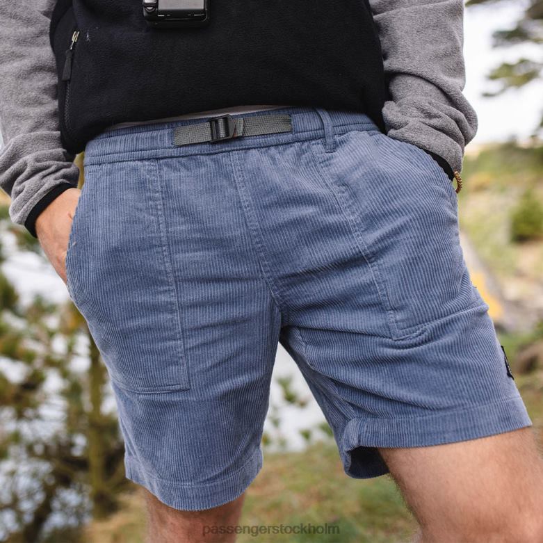 Passenger topanga återvunna cordshorts stenblå D422J280 stenblå