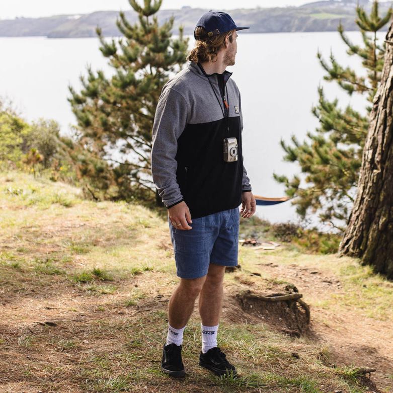 Passenger topanga återvunna cordshorts stenblå D422J280 stenblå