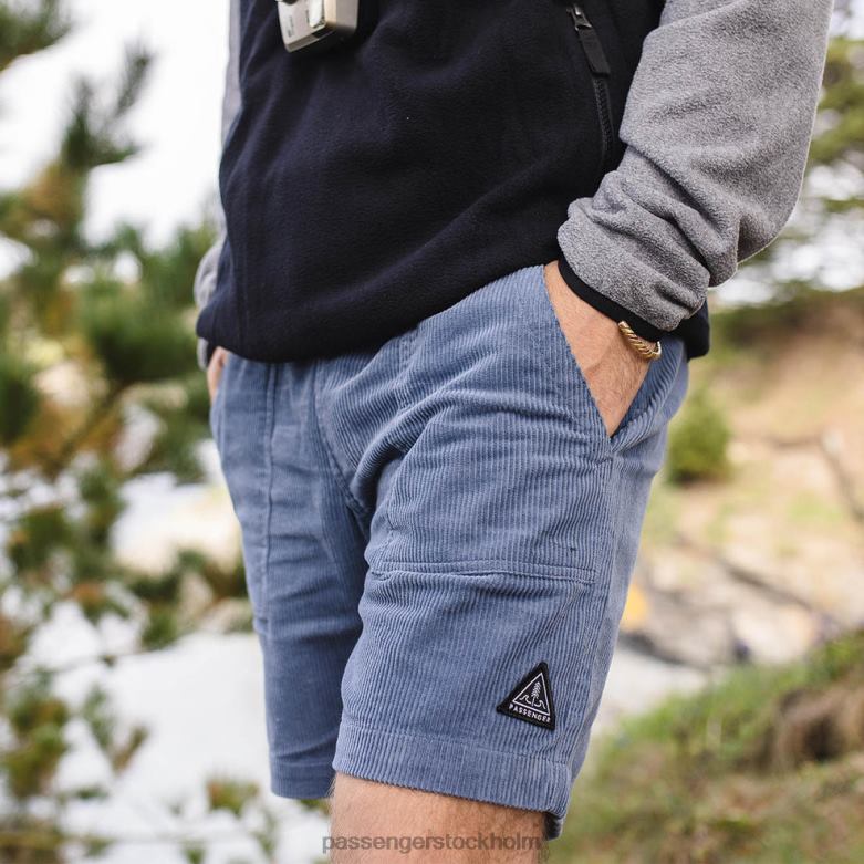 Passenger topanga återvunna cordshorts stenblå D422J280 stenblå