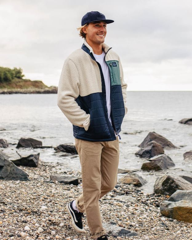 Passenger born explorer återvunnen polarfodrad sherpa fleece björk D422J31 björk