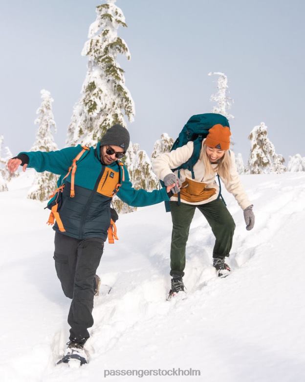 Passenger born explorer återvunnet polarfodrat sherpa fleece blått stål D422J51 blått stål