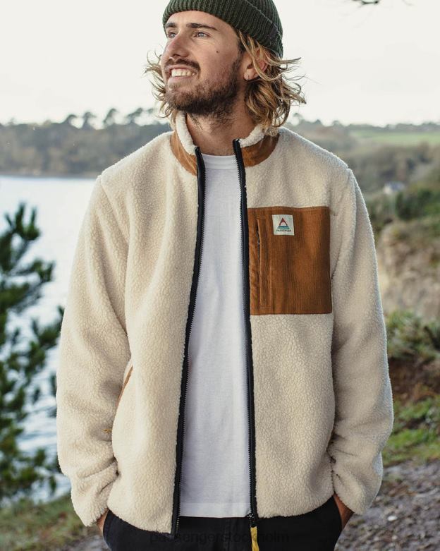 Passenger trekker återvunnen djuphårig sherpa fleece varm elfenben D422J24 varmt elfenben