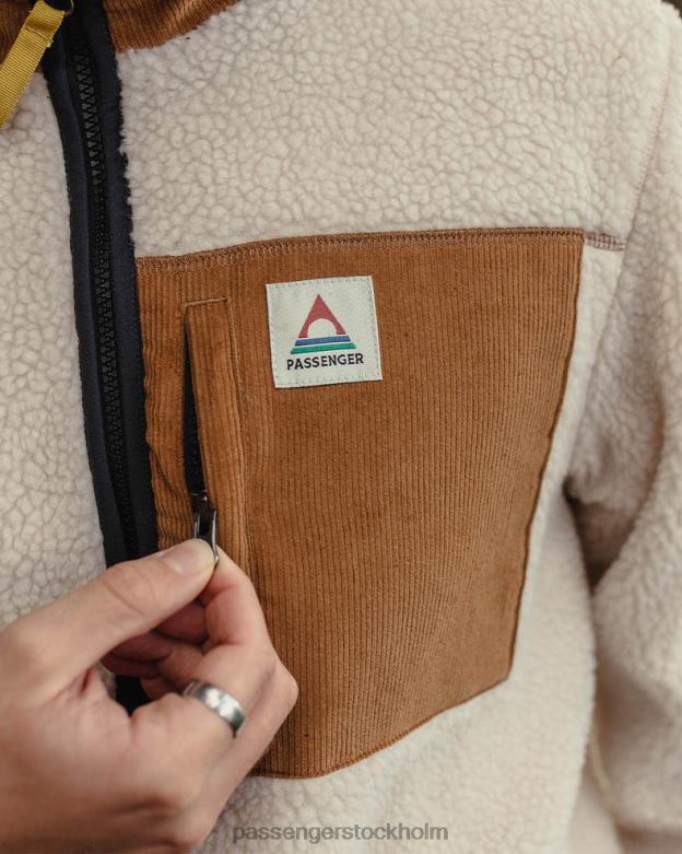Passenger trekker återvunnen djuphårig sherpa fleece varm elfenben D422J24 varmt elfenben