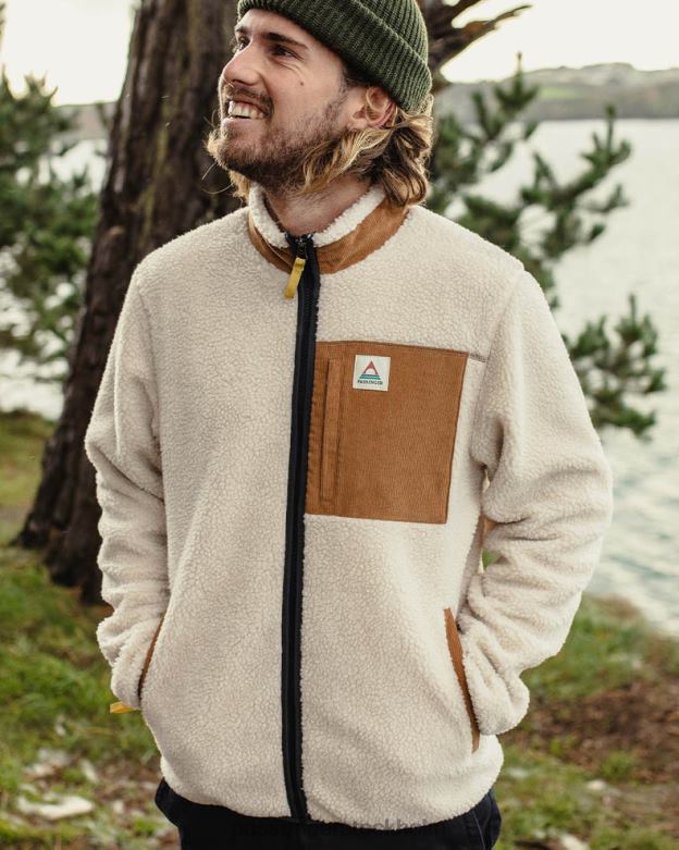 Passenger trekker återvunnen djuphårig sherpa fleece varm elfenben D422J24 varmt elfenben