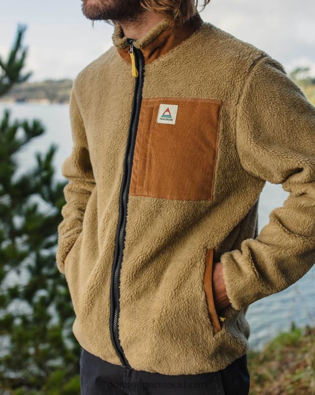 Passenger trekker återvunnen sherpa fleece kex med djup lugg D422J34 kex