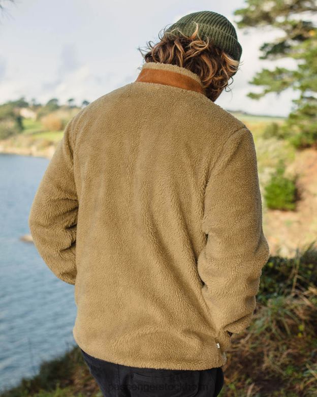 Passenger trekker återvunnen sherpa fleece kex med djup lugg D422J34 kex