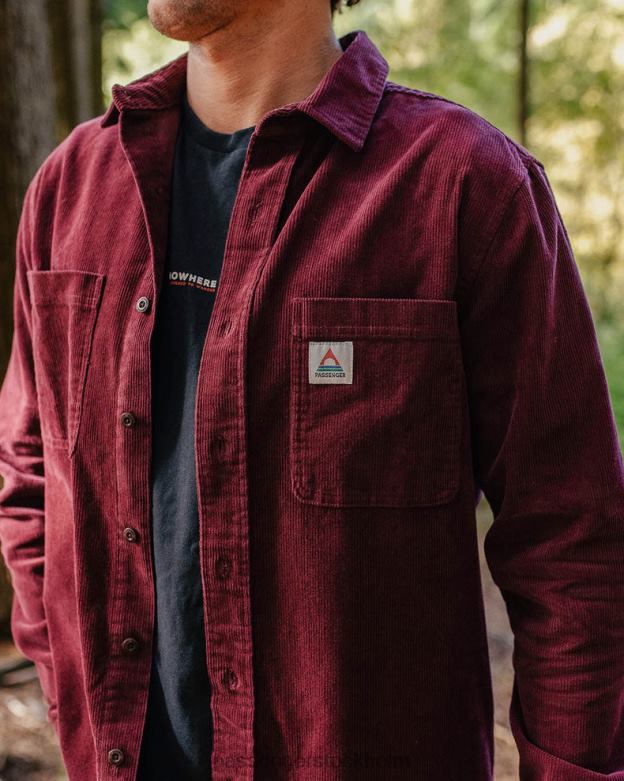 Passenger backcountry sladd skjorta vin D422J247 vin