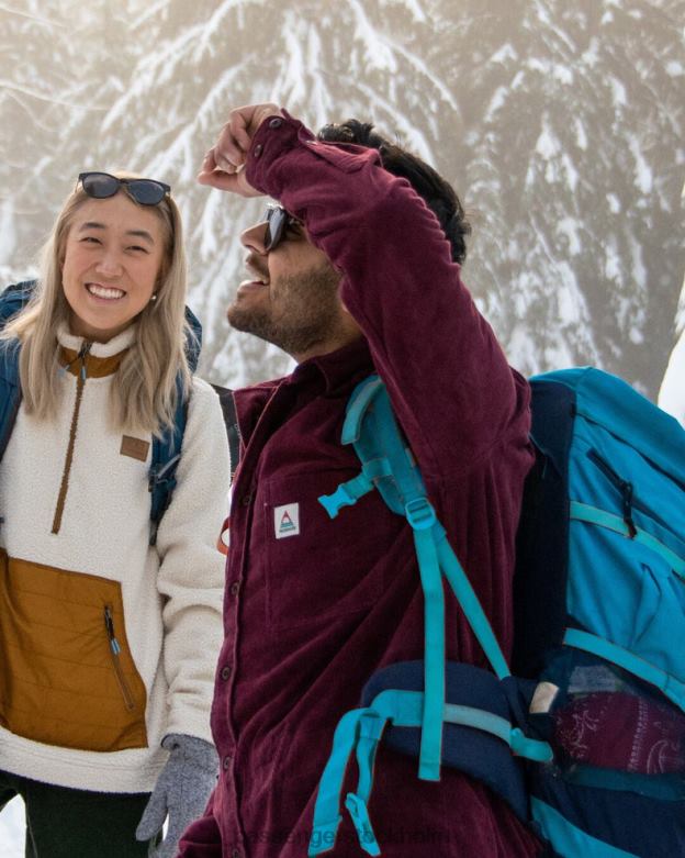 Passenger backcountry sladd skjorta vin D422J247 vin