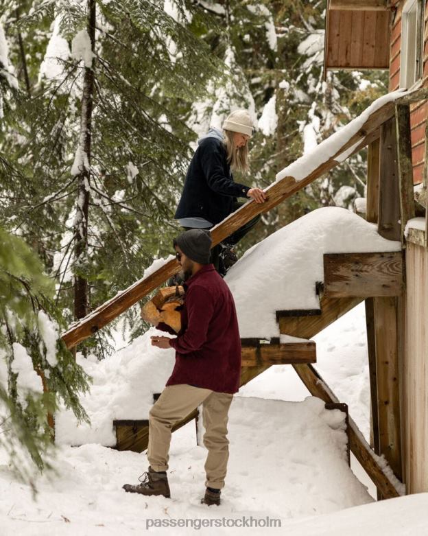 Passenger backcountry sladd skjorta vin D422J247 vin