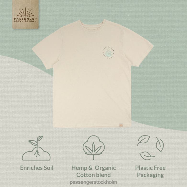 Passenger eskapism hampa t-shirt björk D422J375 björk