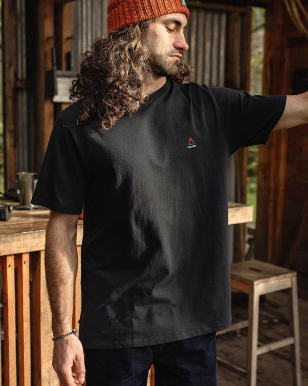Passenger klassisk logotyp återvunnen bomull t-shirt svart D422J343 svart