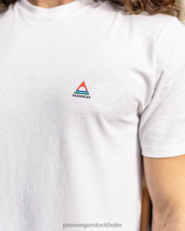 Passenger klassisk logotyp återvunnen bomull t-shirt vit D422J342 vit