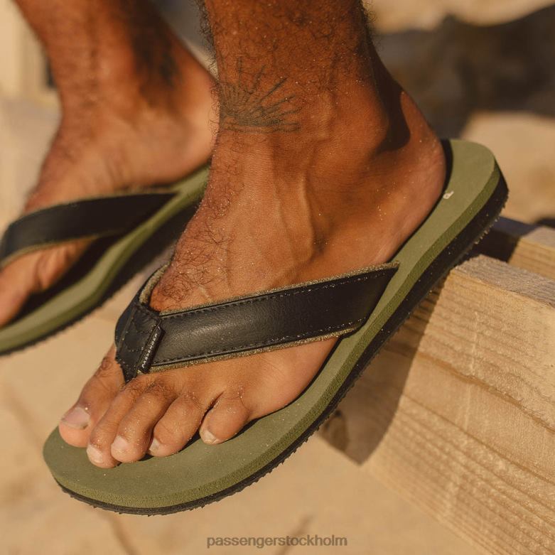 Passenger laguna flip flops lager grön D422J488 lager grön