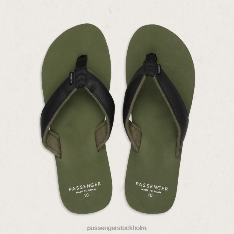 Passenger laguna flip flops lager grön D422J488 lager grön