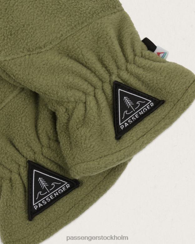Passenger daytrip återvunna polar fleece pekskärmshandskar khaki D422J514 kaki