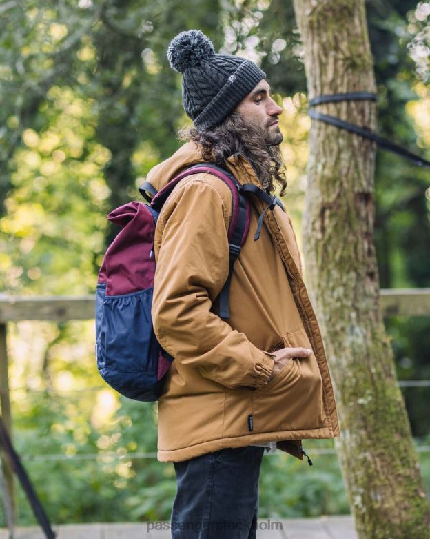 Passenger backwoods återvunnen rolltop 32l marin/vinröd D422J546 marinblå/vinröd