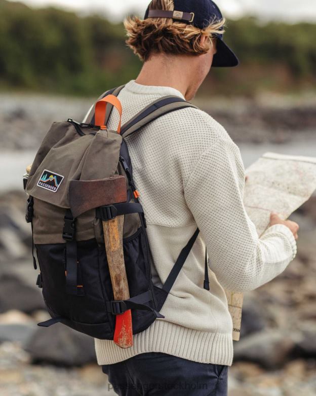 Passenger boondocker återvunnen 26l ryggsäck svart/khaki D422J516 svart/khaki