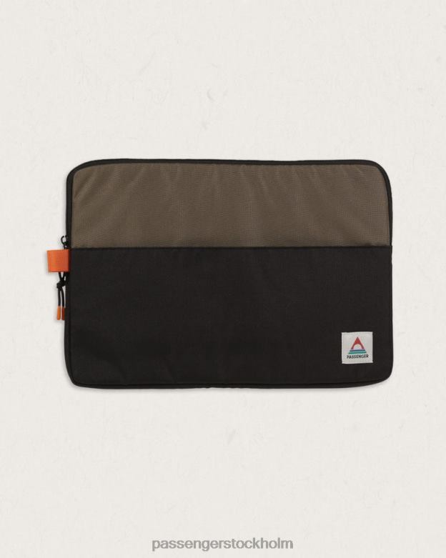 Passenger on-the-go återvunnen laptopfodral svart/khaki D422J548 svart/khaki