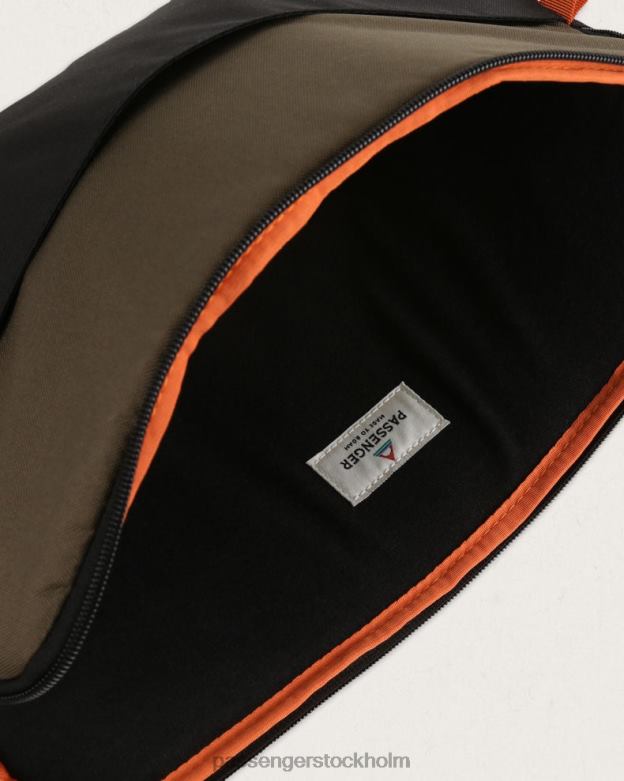Passenger on-the-go återvunnen laptopfodral svart/khaki D422J548 svart/khaki